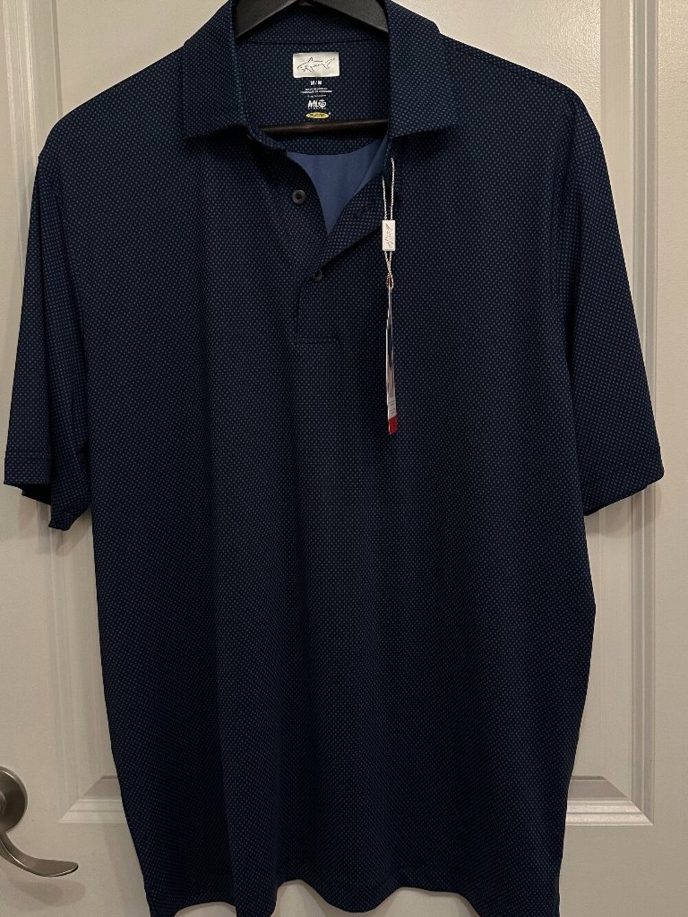 Greg Norman Men's Golf Polo ML75 Shirt Size M NWT